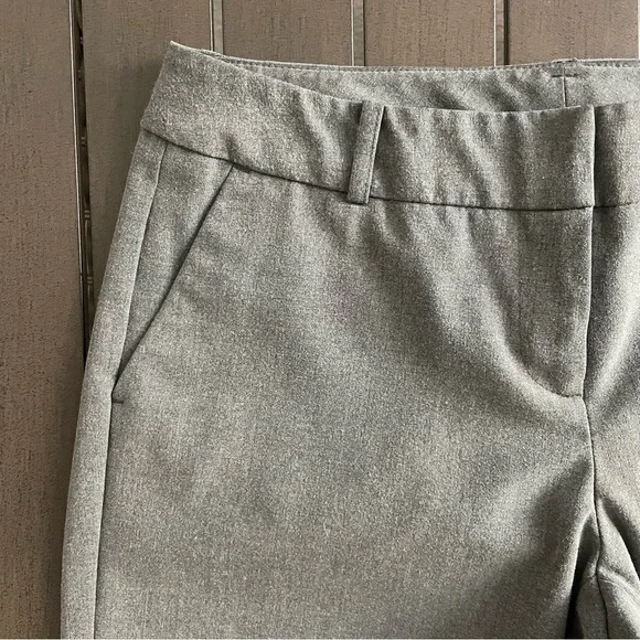 NEW YORK & COMPANY STRETCH PETITE MID-RISE CUFFED WIDE-LEG BOOTCUT DRESS PANTS!! - Picture 5 of 10